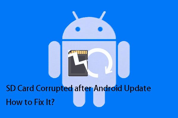 SD-Karte nach Android-Update beschädigt