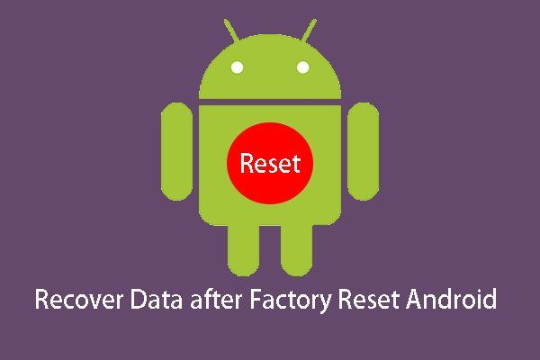восстановить данные Android после миниатюры сброса настроек