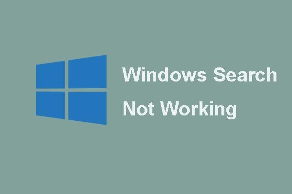 Windows Search не работает