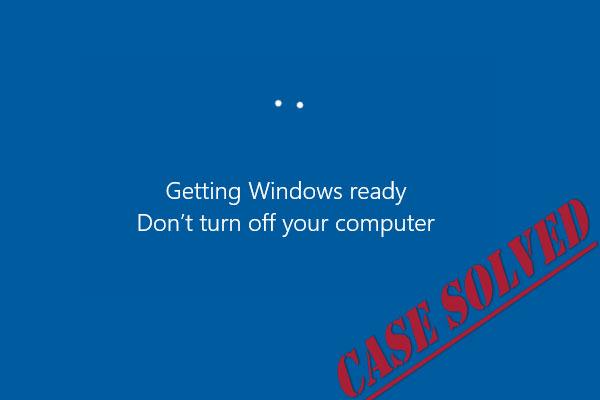 7 soluciones para solucionar el problema de que Windows Ready se atasque en Windows 10/11