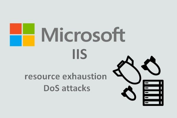 Уменьшенное изображение атак с исчерпанием ресурсов iis сервера Windows