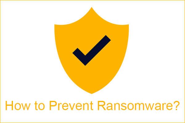 como prevenir a miniatura de ransomware