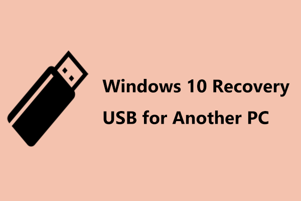Руководство — Как создать USB-накопитель для восстановления Windows 10 для другого компьютера