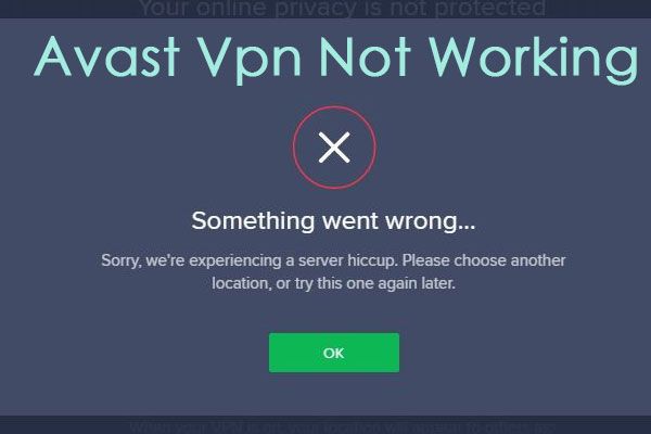 Avast VPN не работает