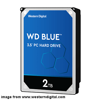 WD ब्लू हार्ड ड्राइव