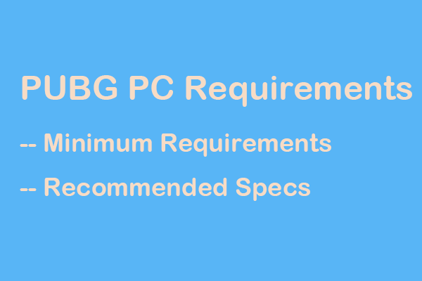 Requisitos do PUBG PC