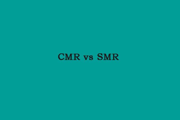 CMR vs SMR: quais são as diferenças e qual é o melhor