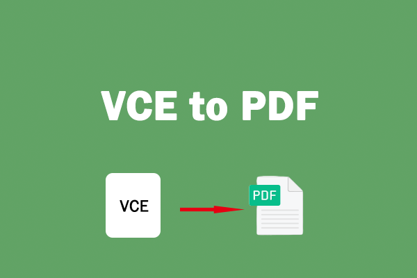 4 полезных конвертера VCE в PDF для преобразования VCE в PDF
