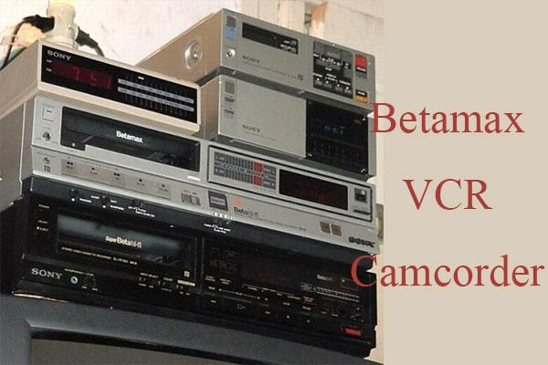 O videocassete e filmadora Betamax: tecnologia pioneira de vídeo doméstico