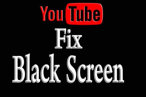 Schwarzer YouTube-Bildschirm