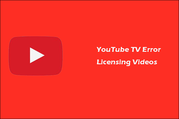 [Resolvido!] Como corrigir erros de licenciamento de vídeos do YouTube TV?