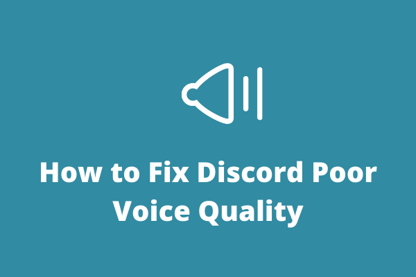 Os 8 principais métodos para corrigir a má qualidade de voz do Discord