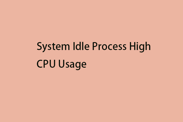 So beheben Sie die hohe CPU-Auslastung des Systemleerlaufprozesses unter Windows 11