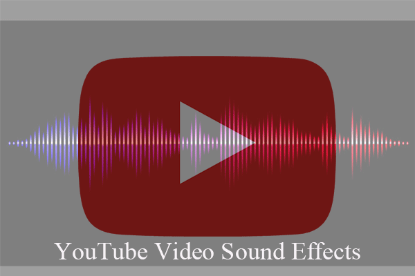 Como baixar efeitos sonoros de vídeo do YouTube e adicioná-los ao vídeo?