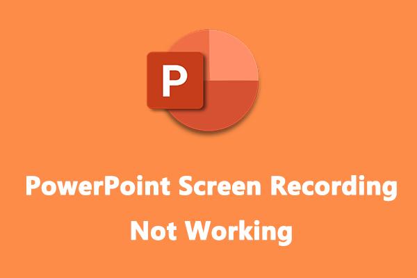 Как исправить экран PowerPoint или аудиозапись не работает