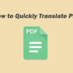 Como traduzir rapidamente PDF para outro idioma no Windows