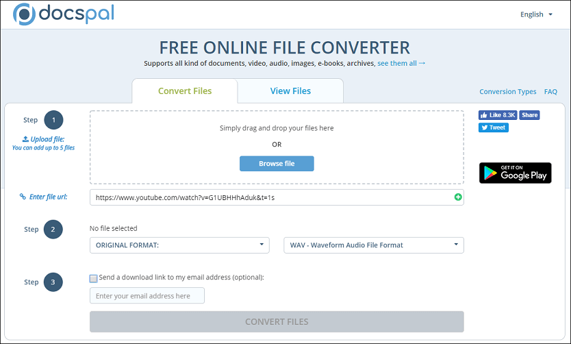 бесплатный онлайн-конвертер файлов