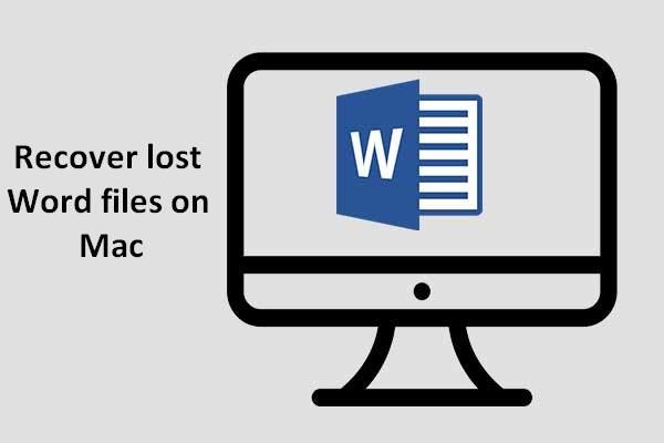 Восстановить потерянные файлы Word на Mac