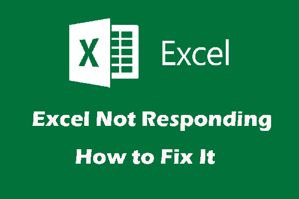 Excel não está respondendo
