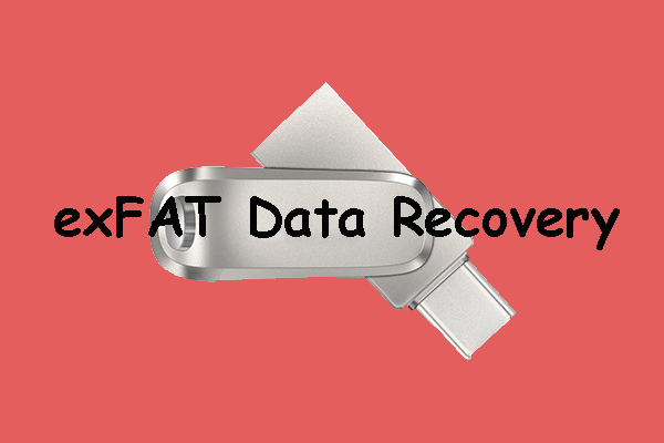 как восстановить данные с диска exFAT