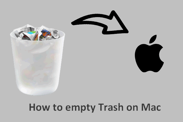 как безопасно очистить корзину на Mac эскиз