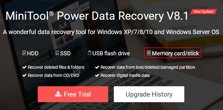 Software de recuperação de cartão SD