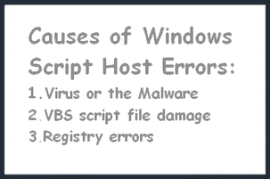 Причины ошибок Windows Script Host