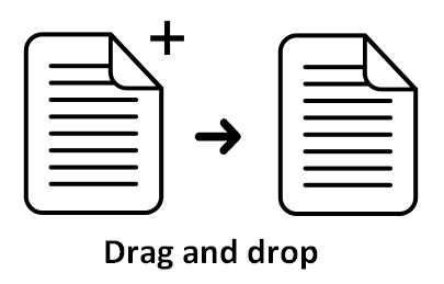 Drag & Drop-Datei