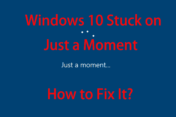 Windows 10 Só um momento