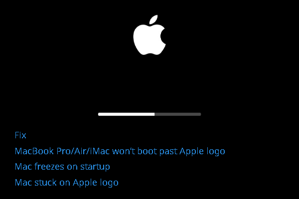 O iMac não inicializa depois do logotipo da Apple