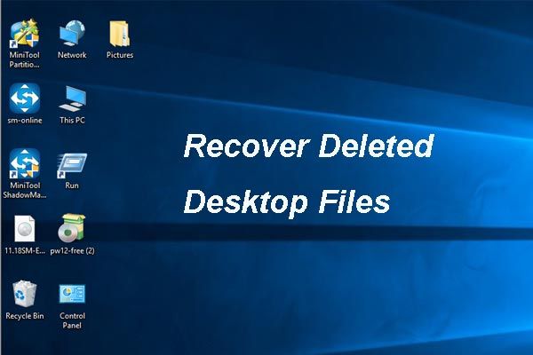 recuperação de arquivo de desktop