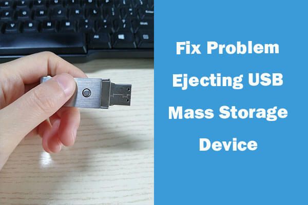 problema ao ejetar o dispositivo de armazenamento em massa USB