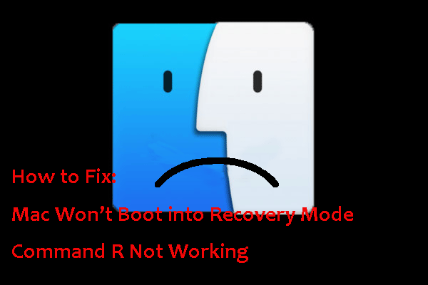 Mac не загружается в режиме восстановления