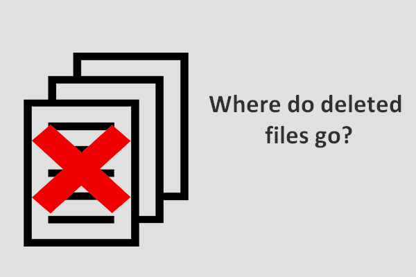 Para onde vão os arquivos excluídos