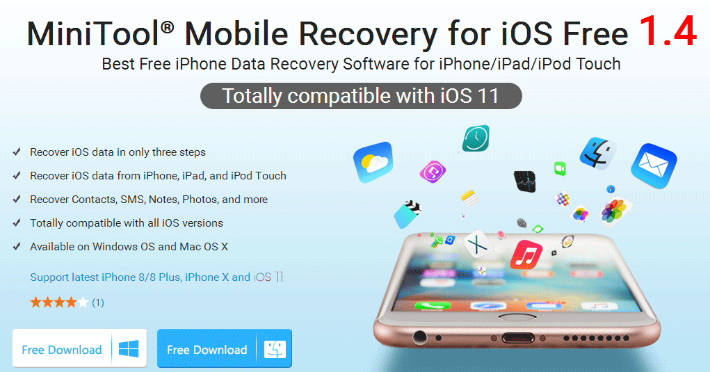 MiniTool Mobile Recovery para iOS