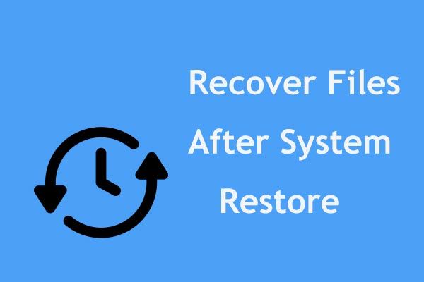 recuperar arquivos após a restauração do sistema