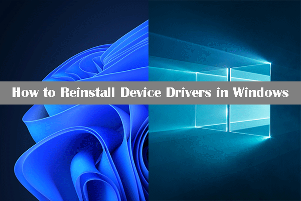 Como desinstalar e reinstalar drivers de dispositivos em um PC com Windows?
