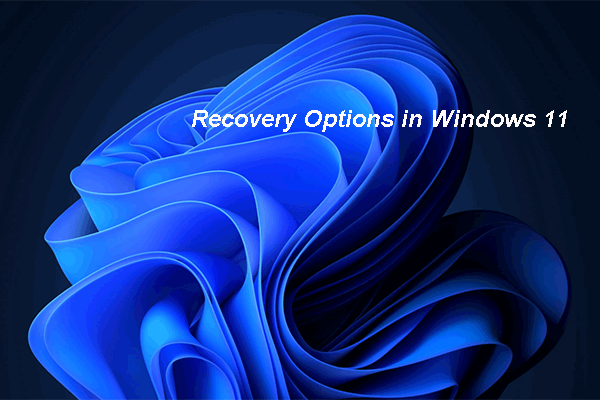 Opções de recuperação no Windows 11: você tem várias opções