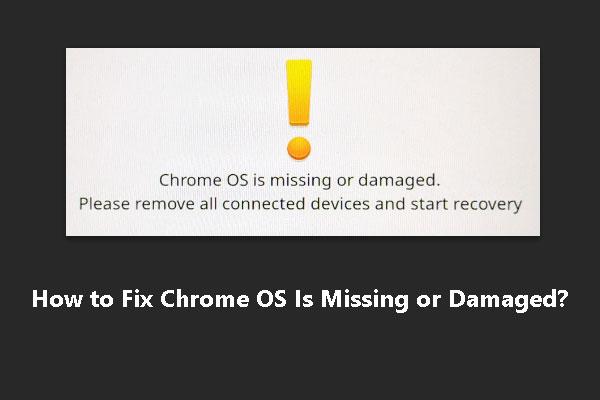 [Решено] Как исправить отсутствие или повреждение Chrome OS?