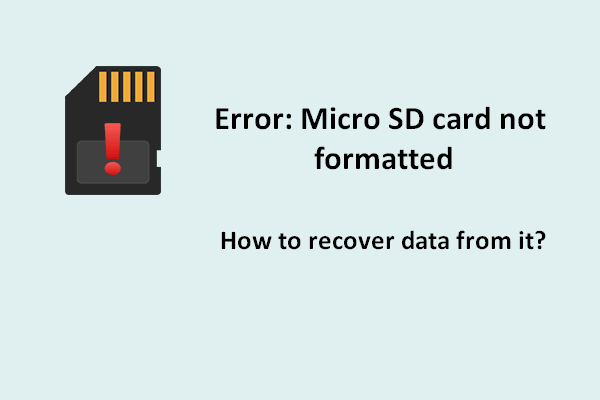 Como lidar com erro de cartão Micro SD não formatado – veja aqui