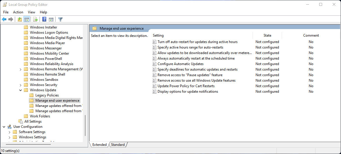 interromper as atualizações automáticas do Windows 11 permanentemente