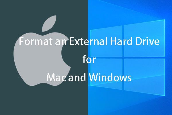 Formatieren Sie eine externe Festplatte für Mac und PC