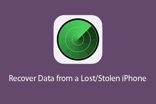 восстановить данные с потерянного / украденного iPhone