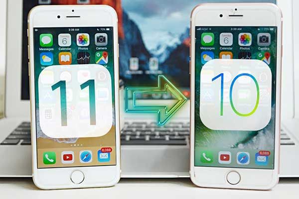 Stellen Sie Daten nach dem Downgrade von ios 11 auf 10 wieder her