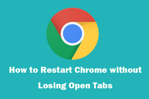 So starten Sie Chrome mit einem Lesezeichen neu, ohne Tabs zu verlieren
