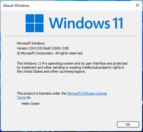 Vitória do Windows 11
