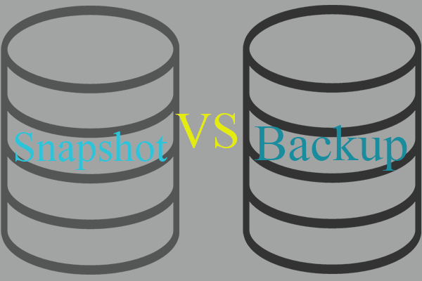 Instantâneo vs Backup: Diferenças entre Backup e Instantâneo