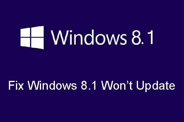 Windows 8.1 wird nicht aktualisiert
