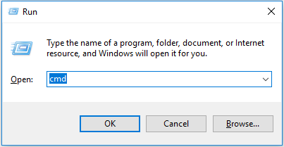 откройте командную строку Windows 10