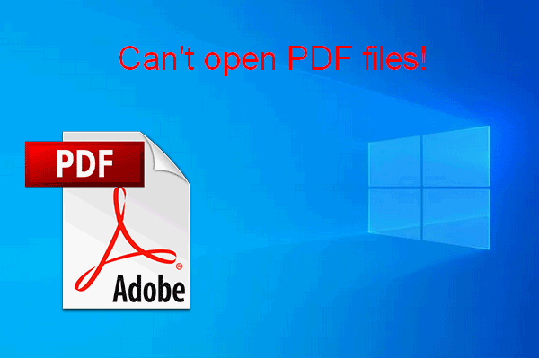 Não consigo abrir PDF